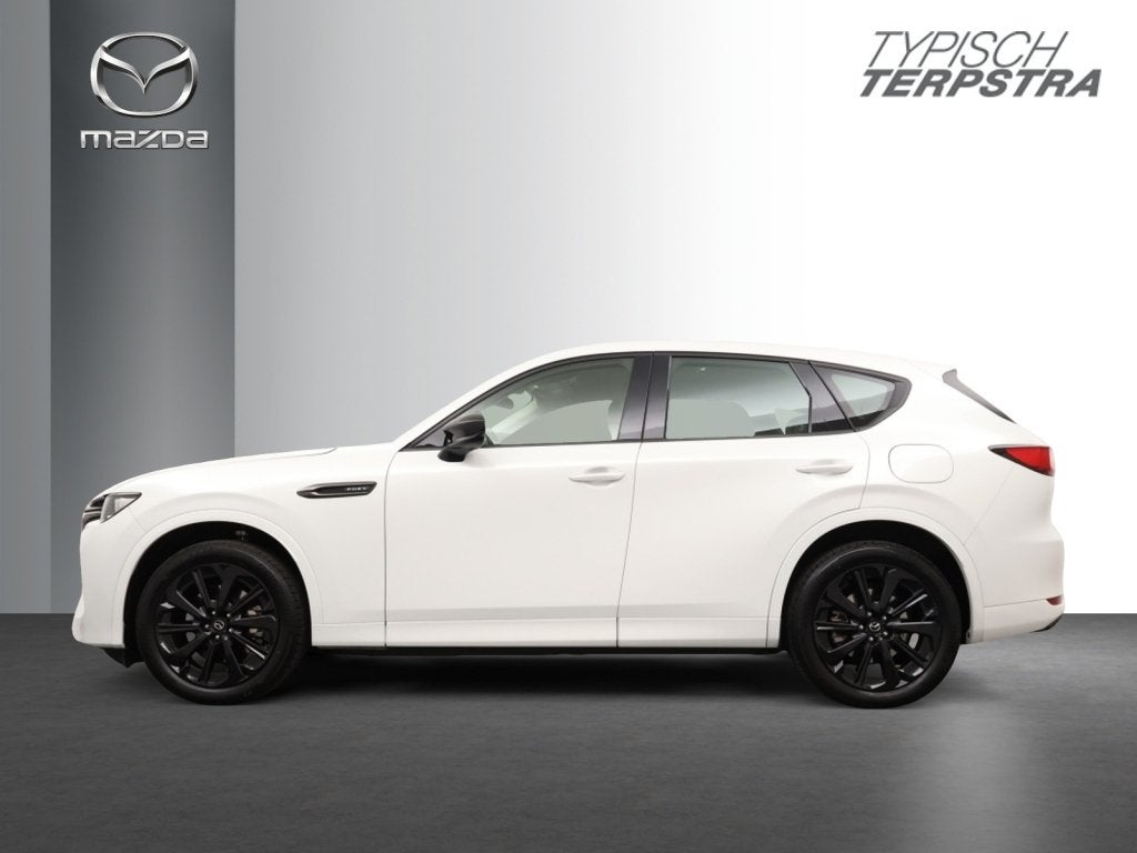 Mazda CX-60 e-Skyactiv PHEV 327 AWD Homura | DA pack | Wegkl, Dealer onderhouden, Gebruikt, 2500 kg, Wit