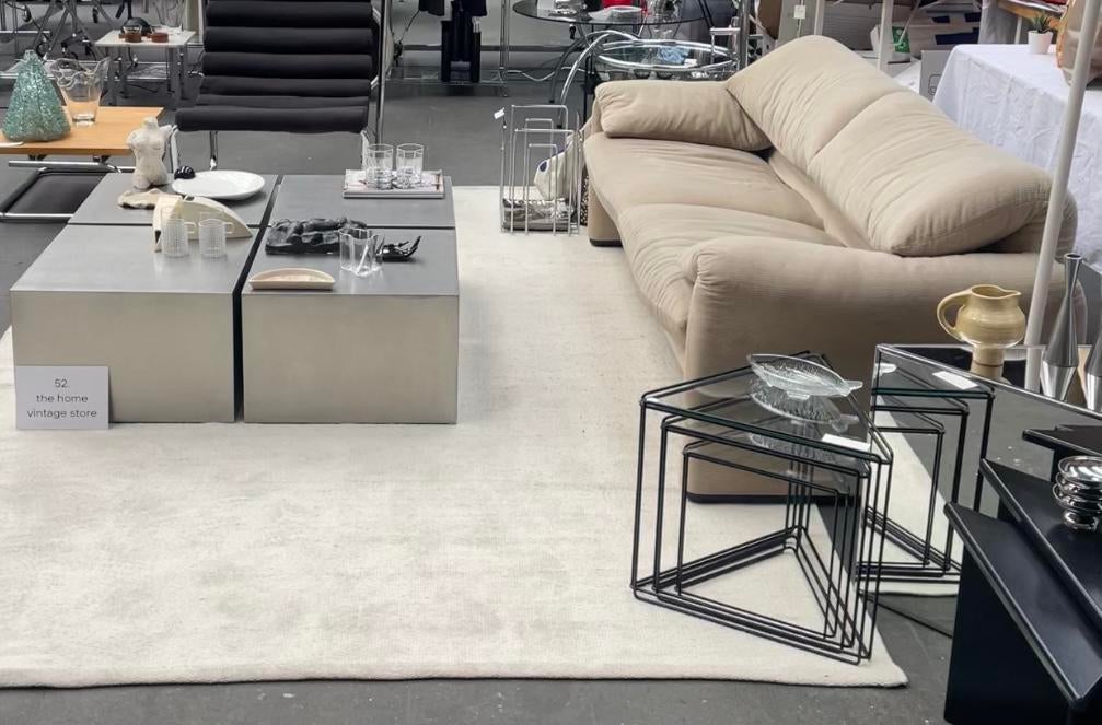 Cassina Maralunga beige vintage, Ophalen, Vintage design, Driepersoons, 75 tot 100 cm