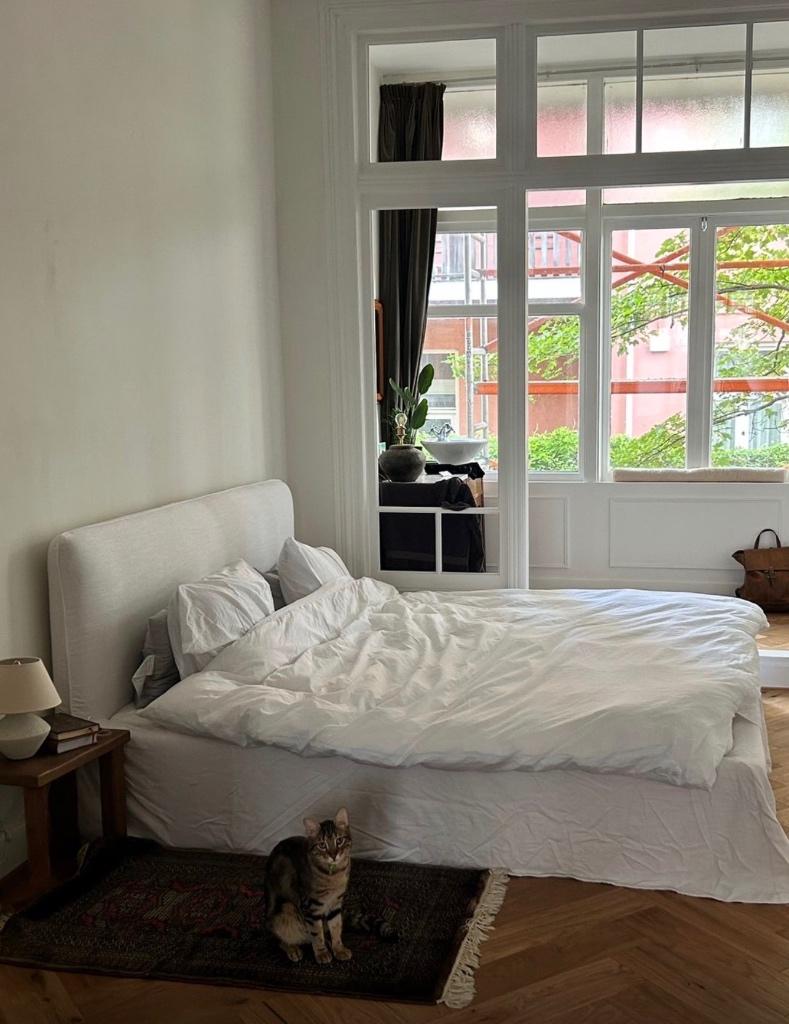 Tweepersoonsbed Loberon Auberianne 180x200, Huis en Inrichting, Slaapkamer | Bedden, Gebruikt, Tweepersoons, Ophalen of Verzenden