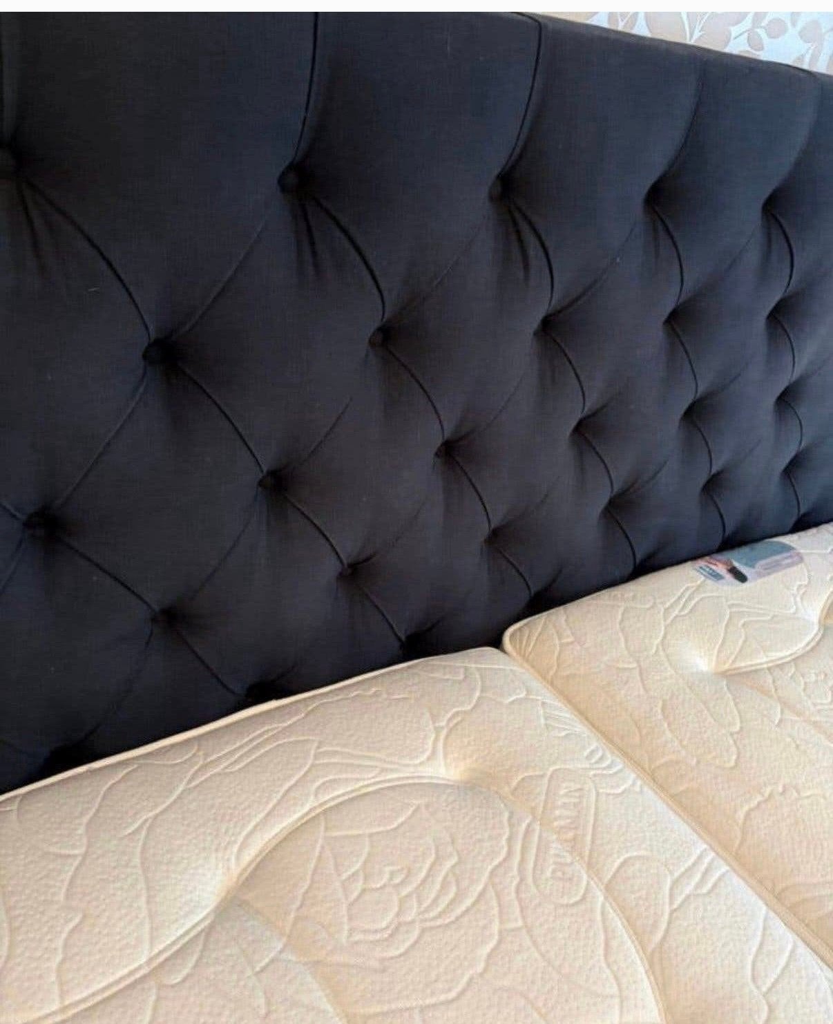 Boxspring 180x220, Ophalen, Zo goed als nieuw, Tweepersoons