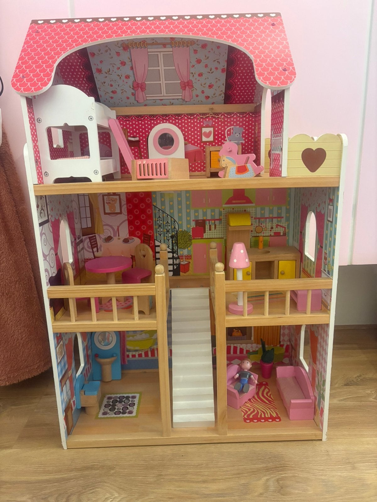 Poppenhuis, Kinderen en Baby's, Ophalen, Gebruikt, Poppenhuis