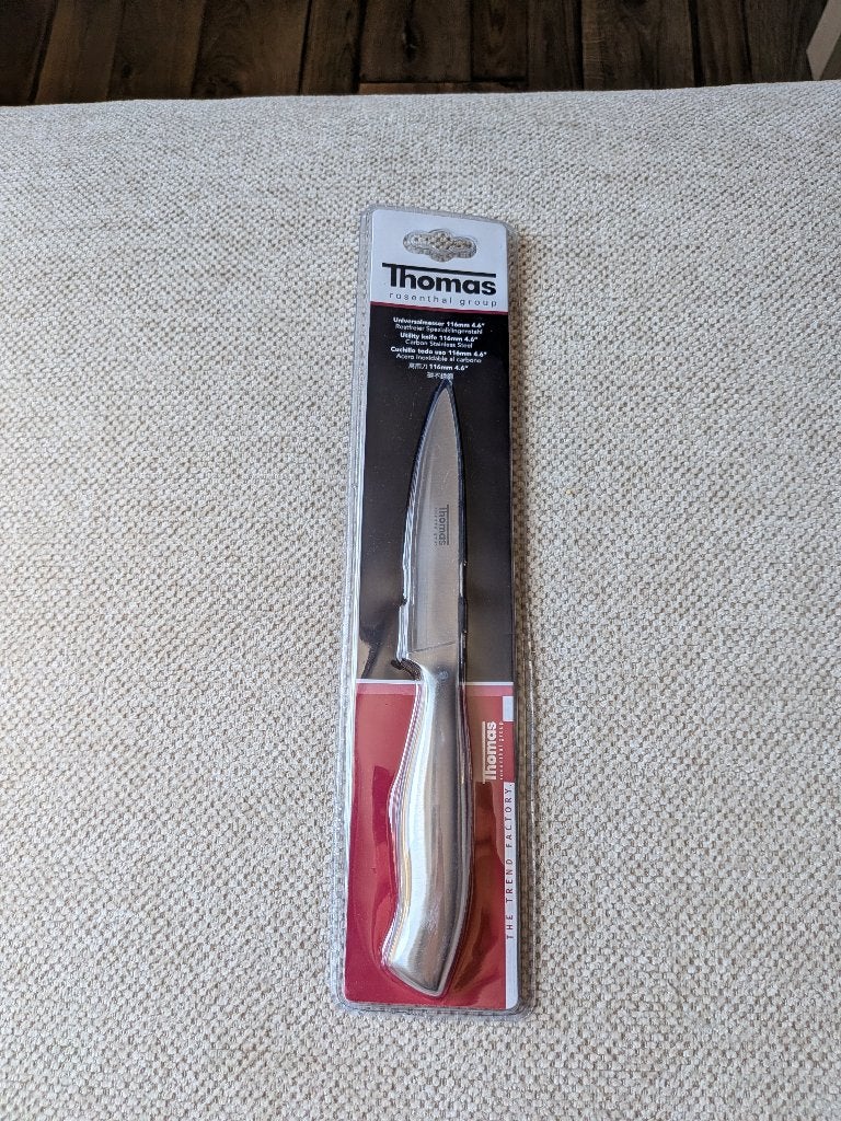 Thomas Universeel Mes 11,6 cm (4,6") – Nieuw in Verpakking, Huis en Inrichting, Overige typen, Ophalen of Verzenden, Metaal, Overige merken