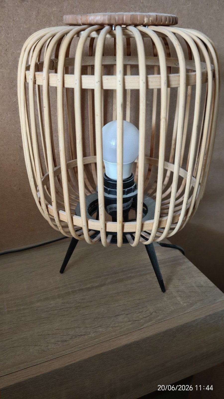 2x kwantum tafellamp, Ophalen, Minder dan 50 cm