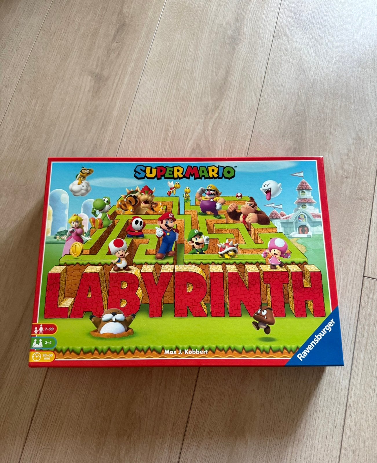 Super Mario Labyrinth Bordspel - Ravensburger, Drie of vier spelers, Ophalen, Zo goed als nieuw