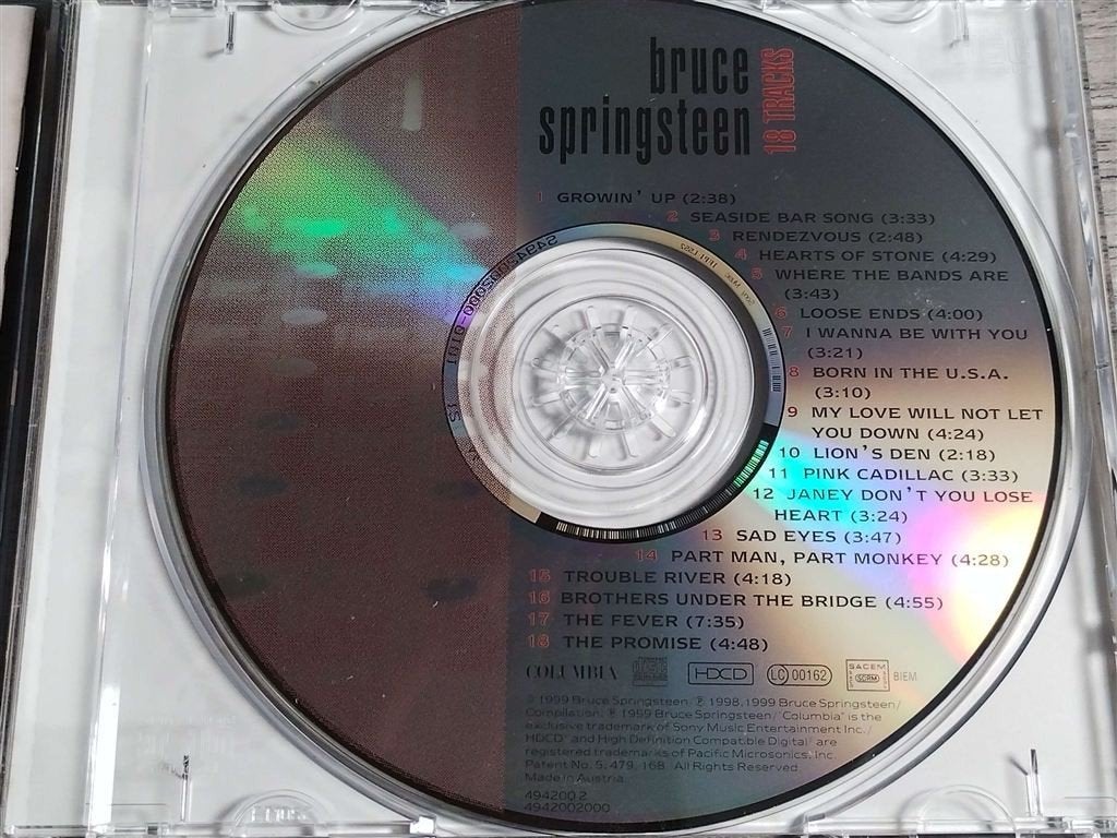Bruce Springsteen - 18 Tracks [HDCD], Cd's en Dvd's, Cd's | Rock, Ophalen of Verzenden, Zo goed als nieuw, Poprock
