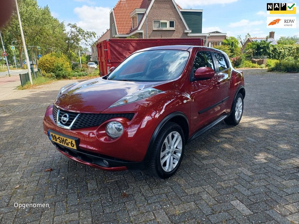 Nissan Juke 1.6 Acenta Eco, Auto's, Nissan, Voorwielaandrijving, Euro 5, Stof, 4 cilinders