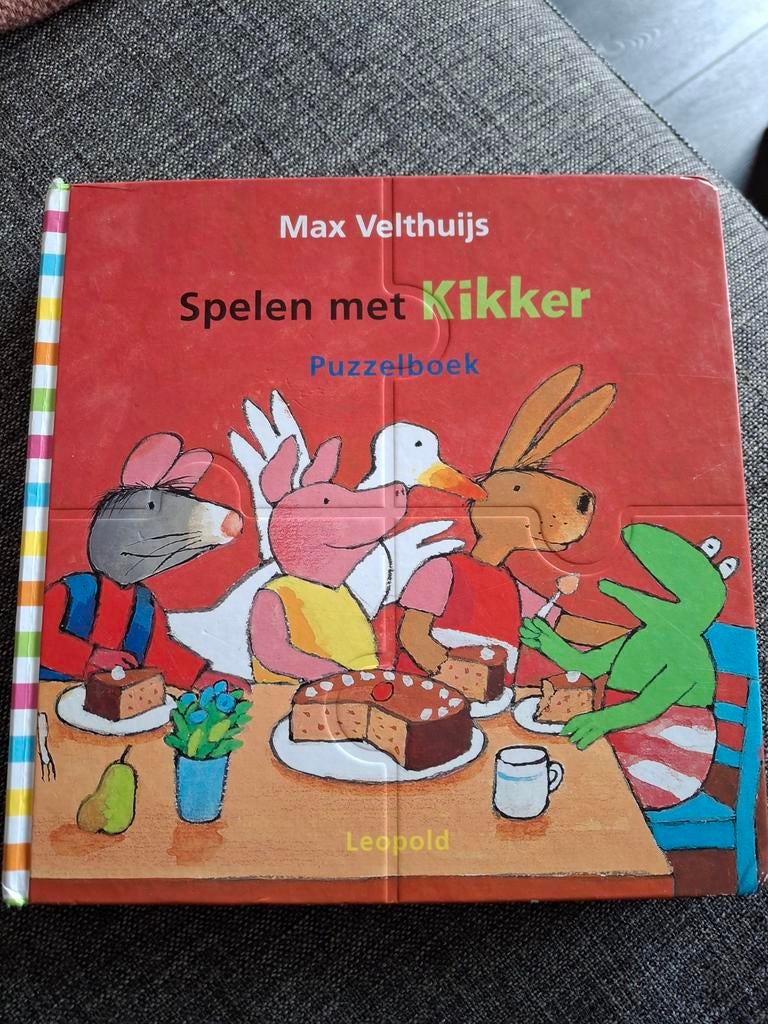 Spelen met Kikker Puzzelboek - Max Velthuijs, Ophalen of Verzenden, Gelezen, Max Velthuijs, Fictie algemeen