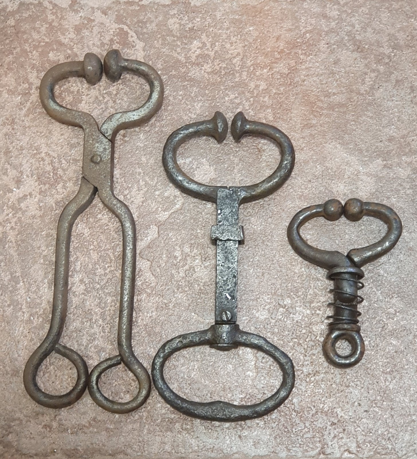 Smeedijzer oud / antiek hand gereedschap, Ophalen of Verzenden
