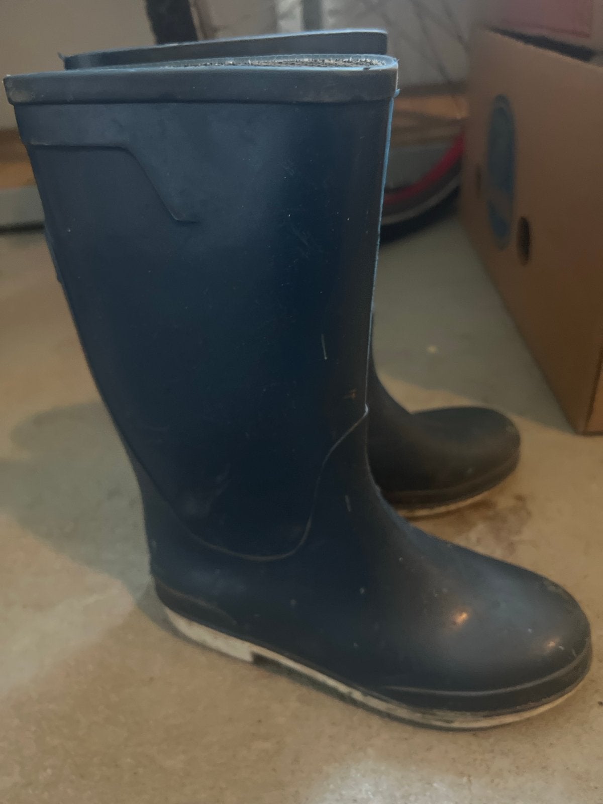 Kinder regenlaarzen, maat 37, Kleding | Dames, Schoenen, Ophalen of Verzenden, Gedragen, Zwart, Regenlaarzen