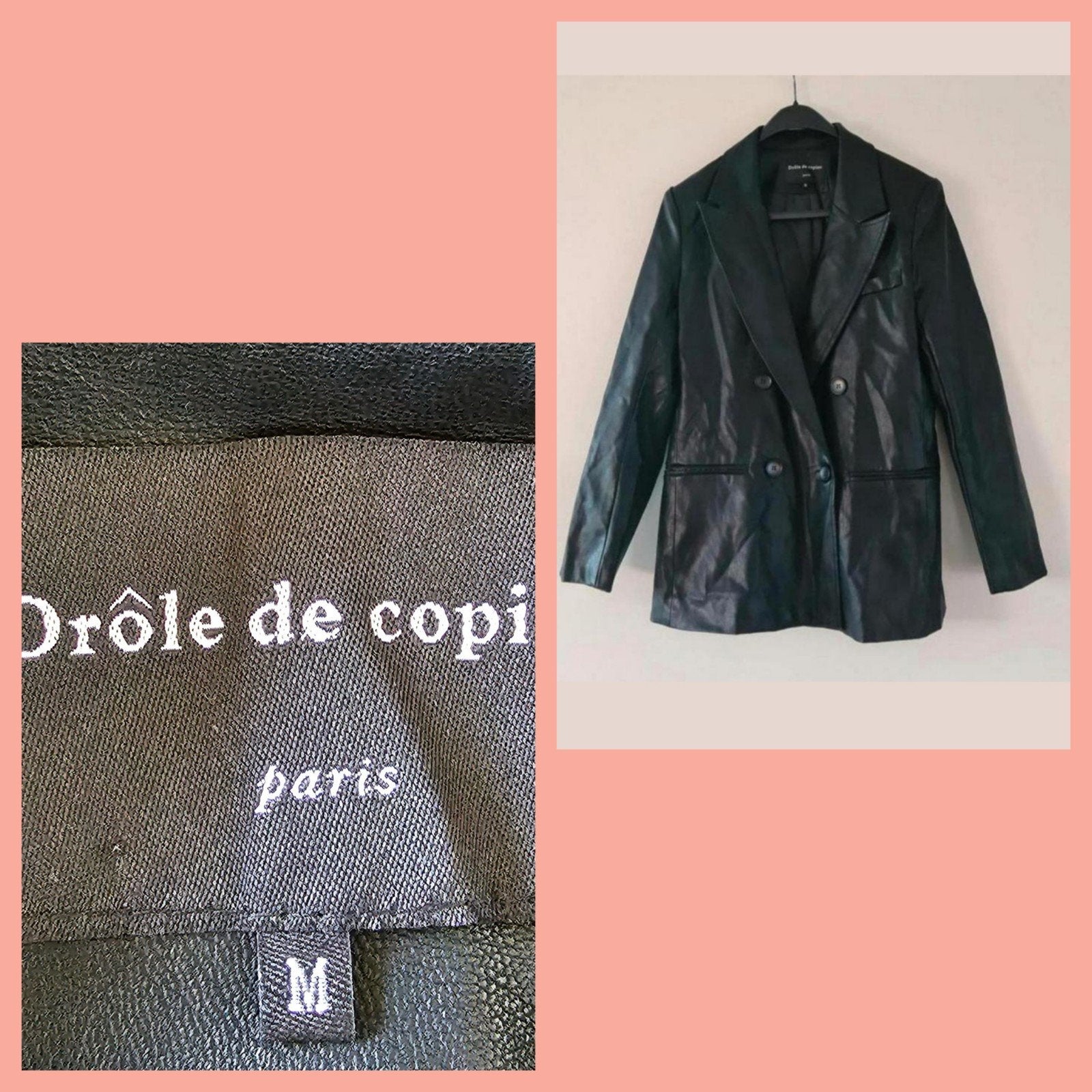 Nieuw van Drole de copine paris prachtig zwart jasje mt 38, Maat 38/40 (M), Zwart, Nieuw, Ophalen of Verzenden