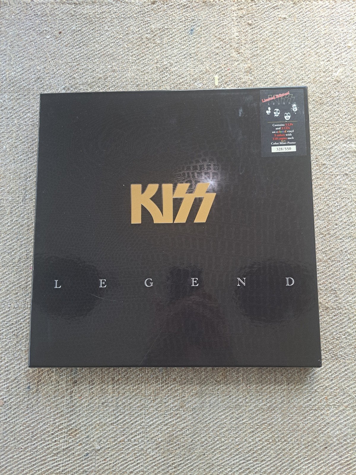 KISS Legend Limited Edition Boxset - 5 LP's & 3 CD's, Ophalen of Verzenden, Zo goed als nieuw