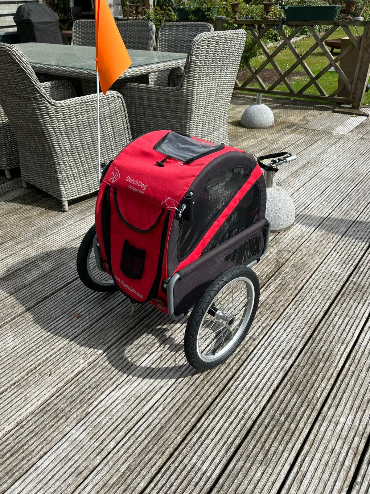 Fiets hondenkar, Ophalen, Opvouwbaar, 20 tot 40 kg, Zo goed als nieuw
