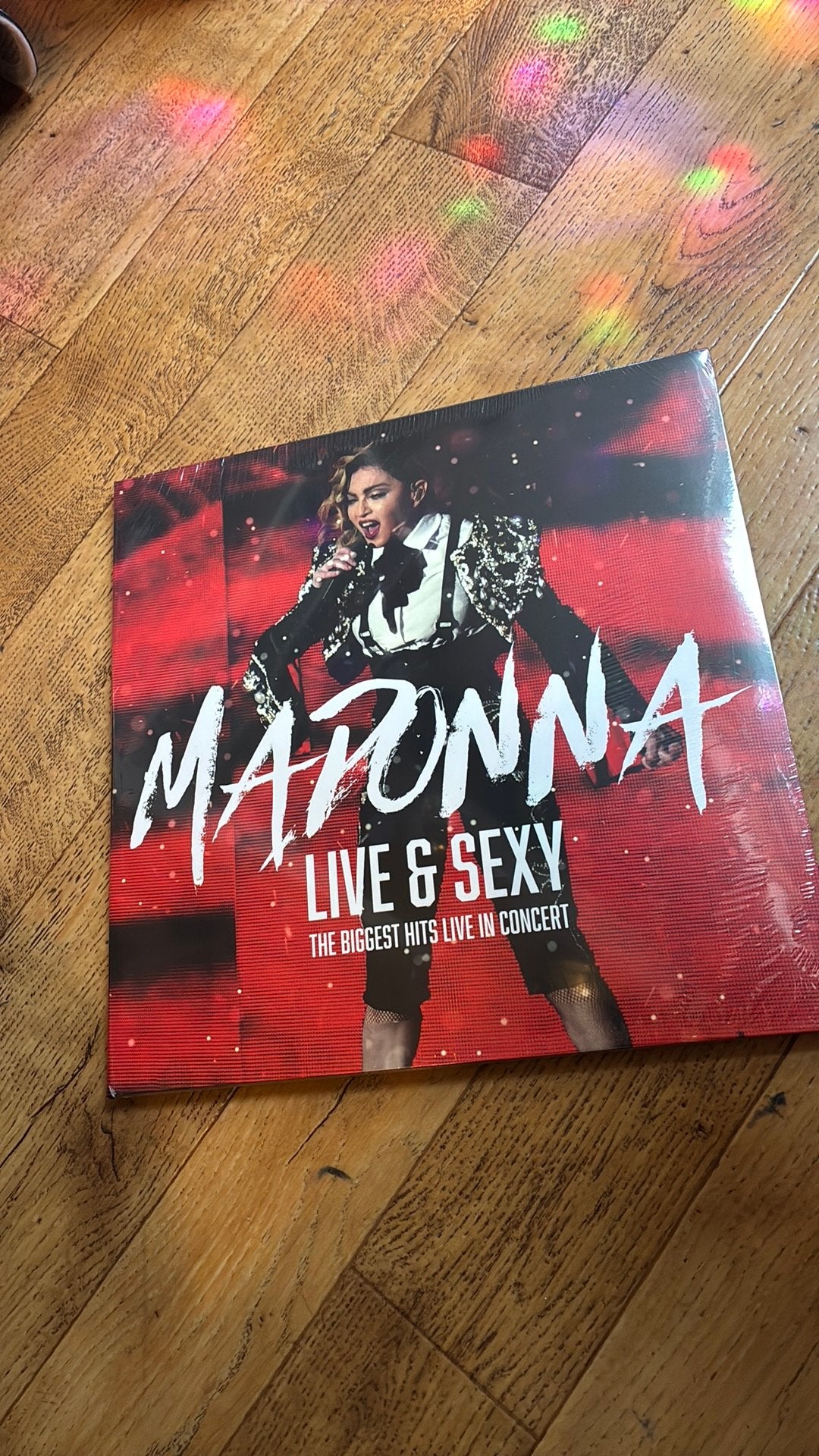 Madonna – Live & Sexy (dubbel LP op Rood vinyl), Pop, Beschermende buitenhoes, Ophalen of Verzenden, 12 inch