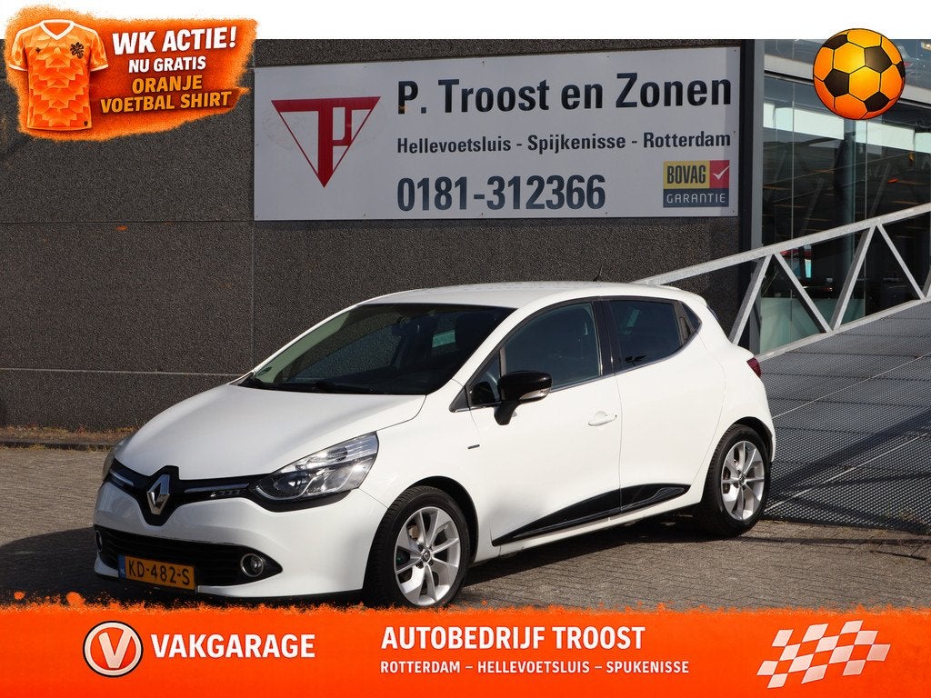 Renault Clio 0.9 TCe Eco2 Limited Airco/Cruise control/Parke, Auto's, Renault, Voorwielaandrijving, Stof, Origineel Nederlands