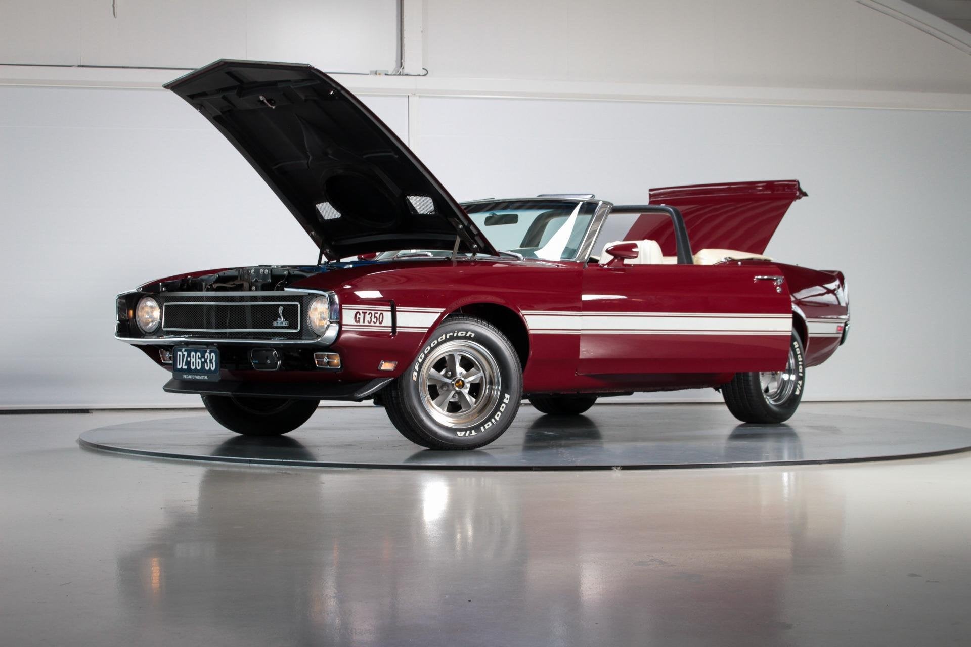 1970 Shelby GT350 Convertible | Numbers Matching | Restored, Auto's, Achterwielaandrijving, Cabriolet, 4 stoelen, Geïmporteerd
