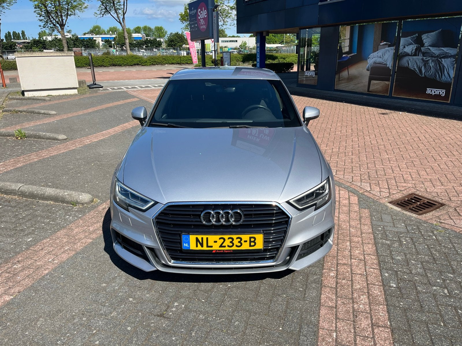 Audi A3 1.0 Tfsi 85KW Sportback S-tronic 2017 Grijs, Auto's, Origineel Nederlands, 1175 kg, 630 kg, 115 pk