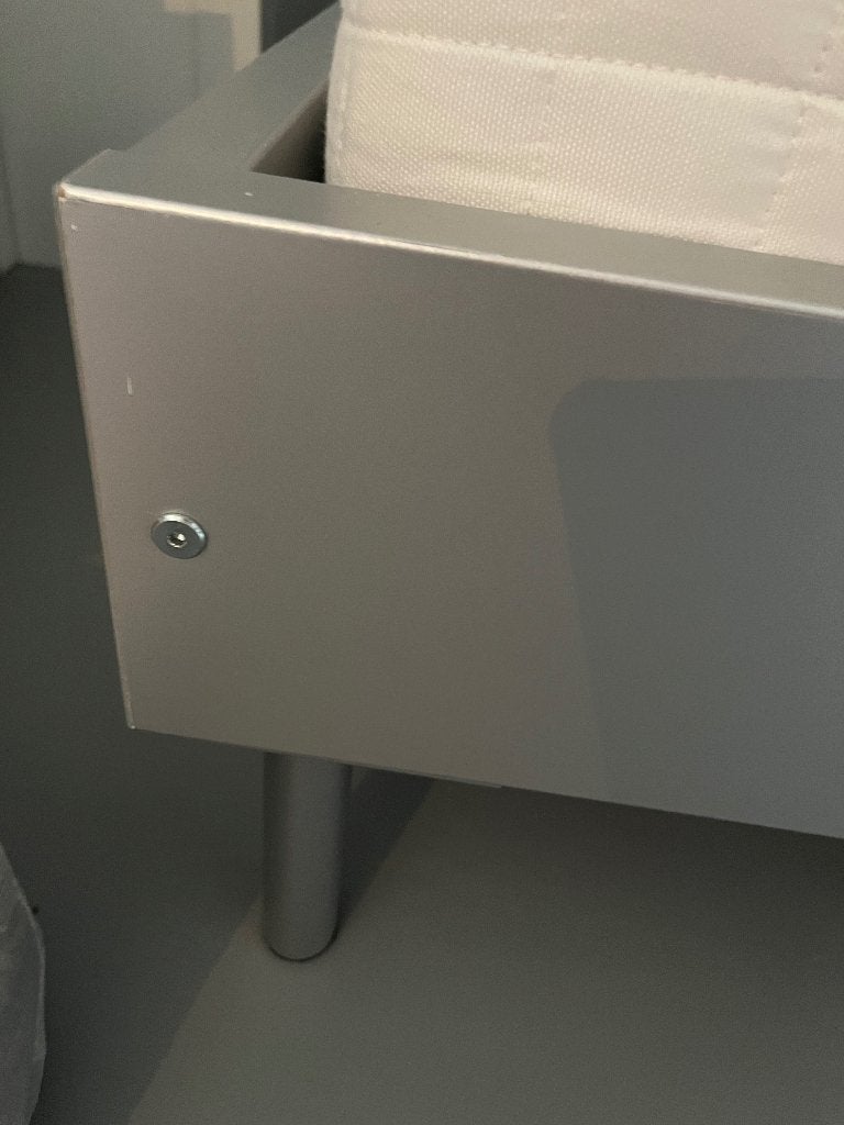 Ikea bed met matras en topper 160 x 200 cm €25!, Ophalen, Ikea style, Gebruikt, Overige kleuren
