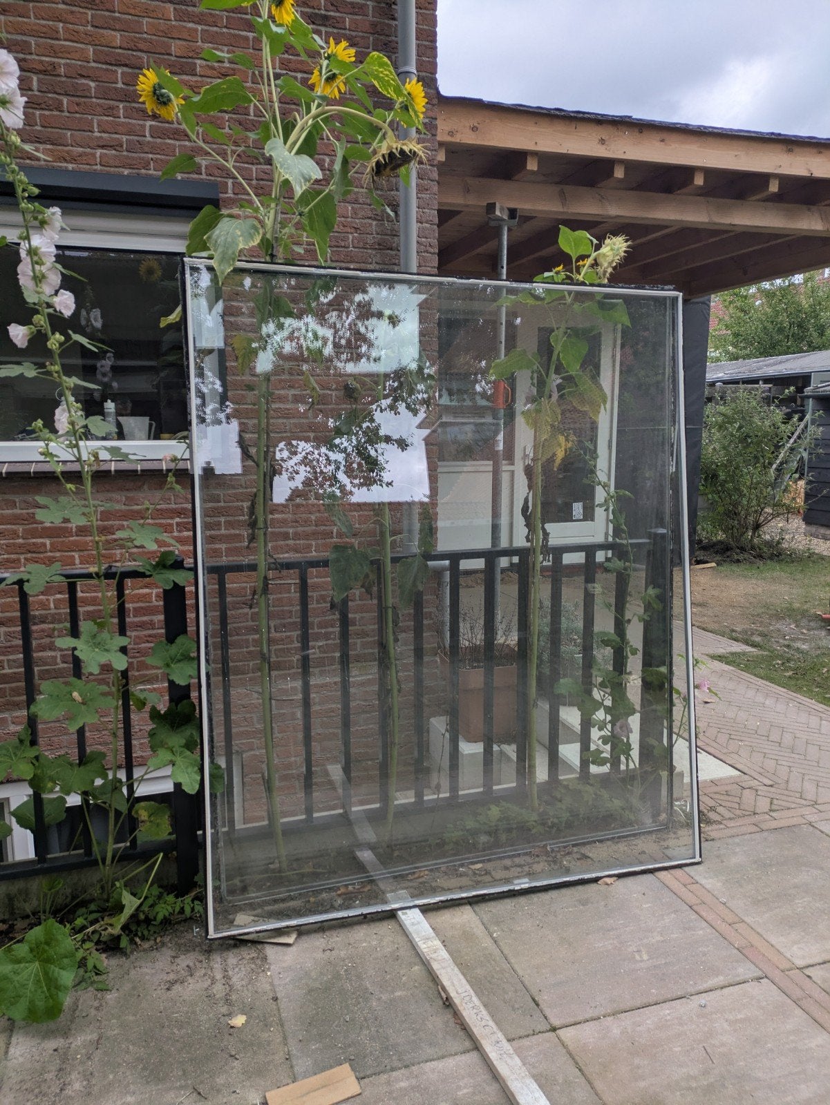 Ramen HR++ twee stuks, Doe-het-zelf en Verbouw, Ophalen, Gevelraam of Ruit, Gebruikt, 160 cm of meer