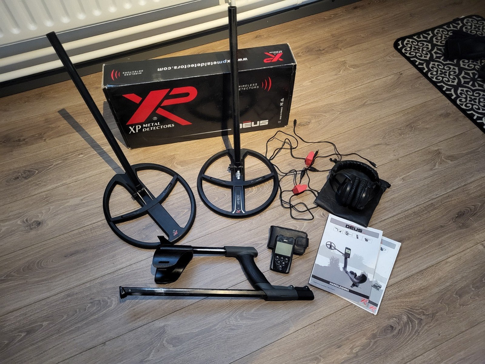 XP Deus 1, met 2 zoekschijven, Hobby en Vrije tijd, Discriminatie metaaldetectie, Gebruikt, Meer dan 30 cm, Ophalen of Verzenden