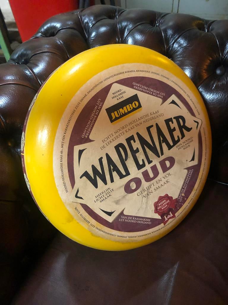 Wapenaer kaas decoratie dummy wapenaee oud, Ophalen, Gebruikt, Reclamebord