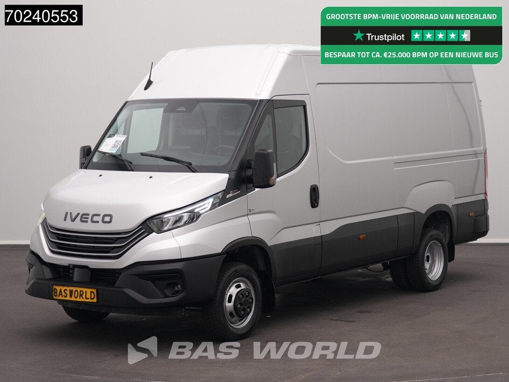 Iveco Daily 35C21 BPM VRIJ! 3.0L Automaat 210PK L2H2 2025-mo, Auto's, Automaat, Stof, Euro 6, 4 cilinders