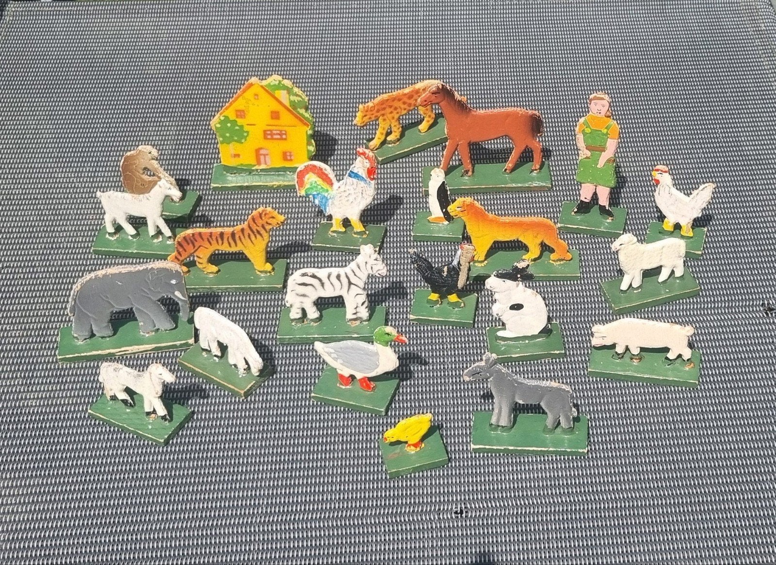 houten figuren DDR Putz miniatuurfiguren Ertsgebergte, Ophalen of Verzenden, Zo goed als nieuw