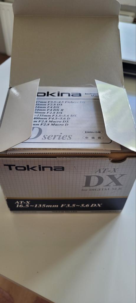 Tokina AT-X 16.5-135mm F3.5-5.6 DX lens voor Nikon, Ophalen of Verzenden, Zo goed als nieuw, Standaardlens, Zoom