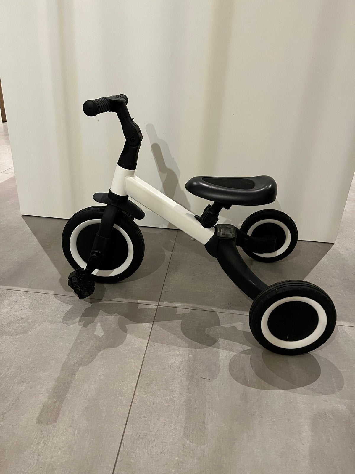 Topmark Kaya 4-in-1 Driewieler/Loopfiets, Ophalen, Zo goed als nieuw, Terugtraprem, Verstelbare zitting