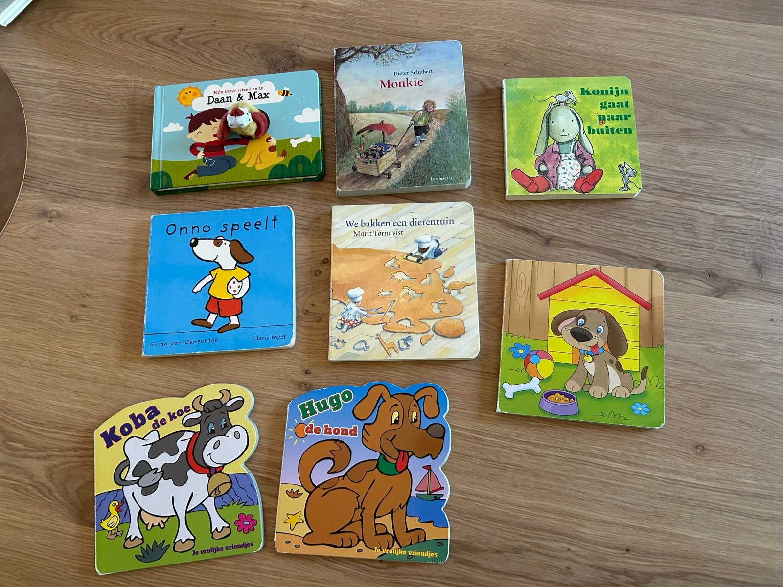 Leuke babyboekjes: Daan & Max, Onno speelt, Konijn en meer, Ophalen of Verzenden, Zo goed als nieuw, Uitklap-, Voel- of Ontdekboek