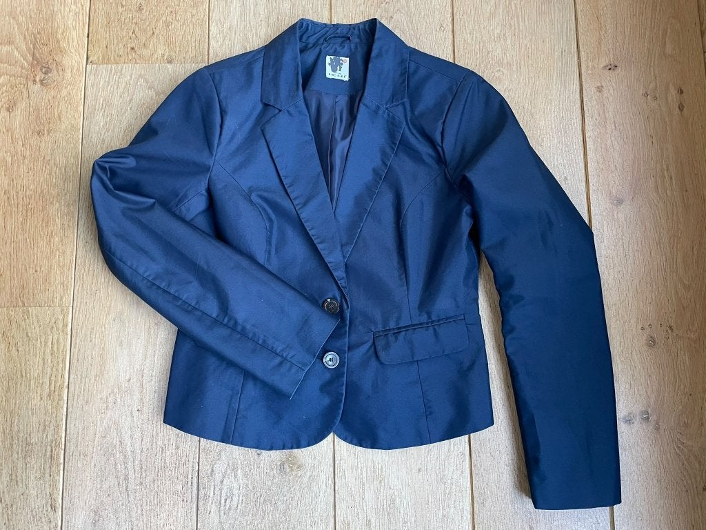 ICHI jasje donkerblauw, mt. M, z.g.a.n., Maat 38/40 (M), Blauw, Ophalen of Verzenden, Zo goed als nieuw