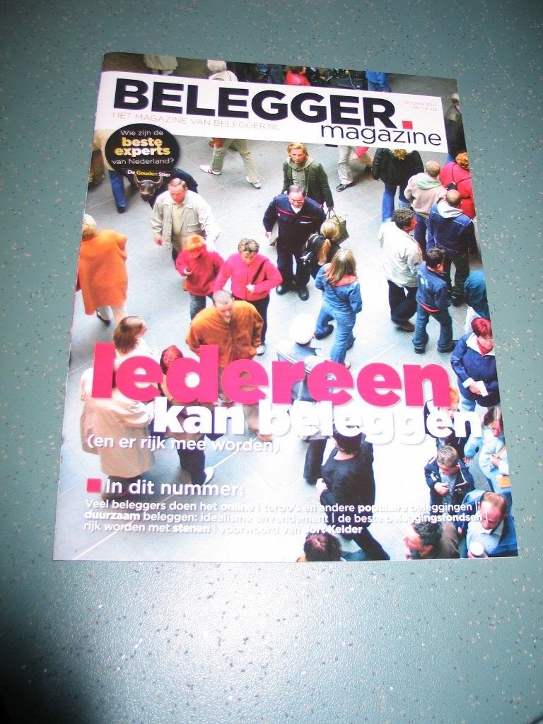 Belegger magazine, Boeken, Ophalen of Verzenden, Zo goed als nieuw, Geld en Beleggen