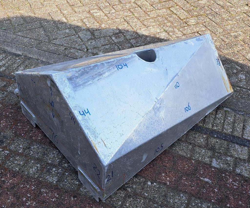 Aluminium tank voor boot - Diverse afmetingen, Watersport en Boten, Ophalen, Gebruikt, Motor en Techniek