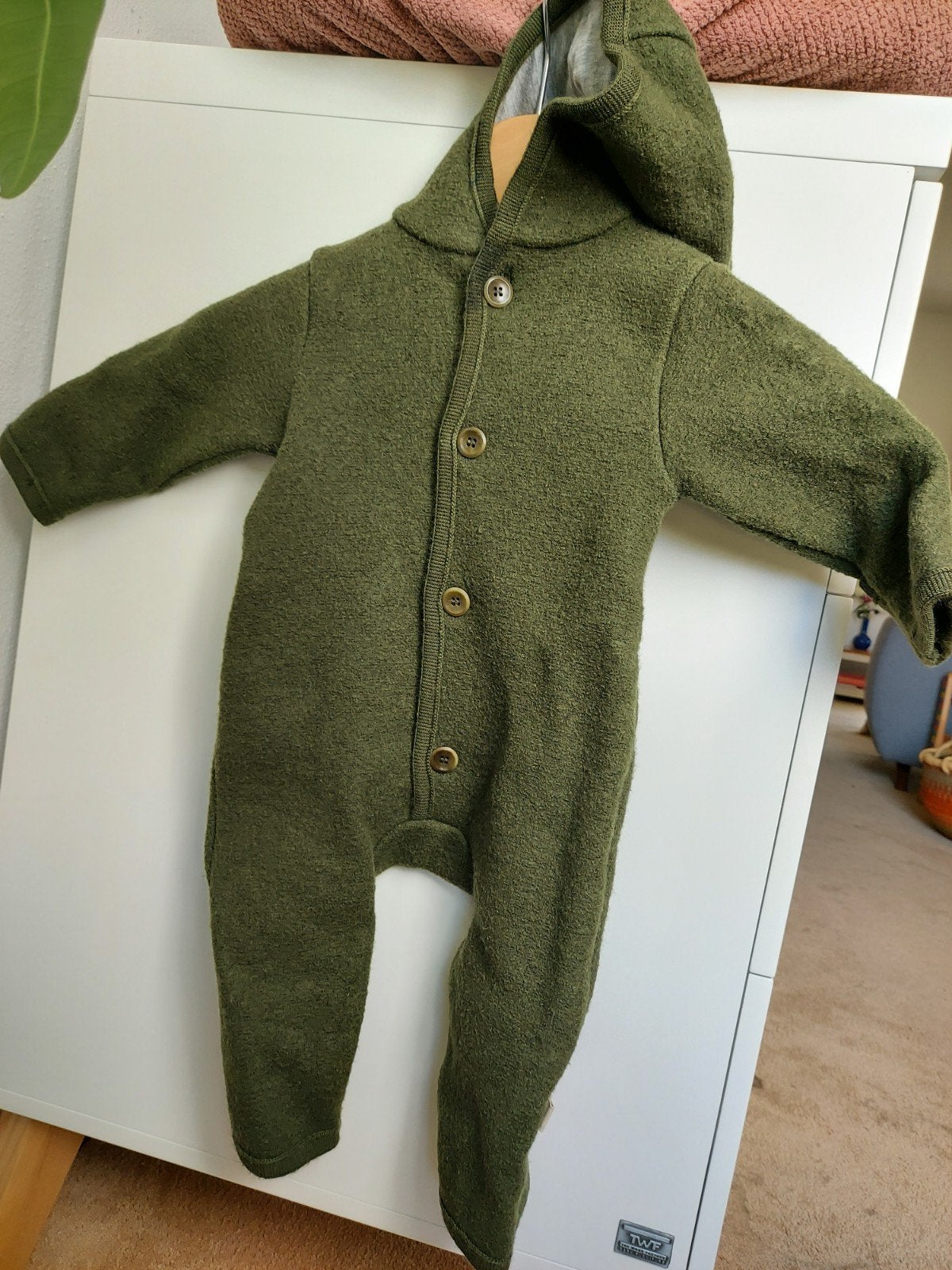 Disana wollen overall groen 62/68, Kinderen en Baby's, Jongetje of Meisje, Ophalen of Verzenden, Zo goed als nieuw, Pakje