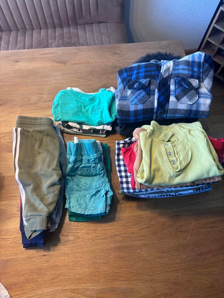 Kledingpakket maat 74/80 jongen, Ophalen, Gebruikt, Overige maten