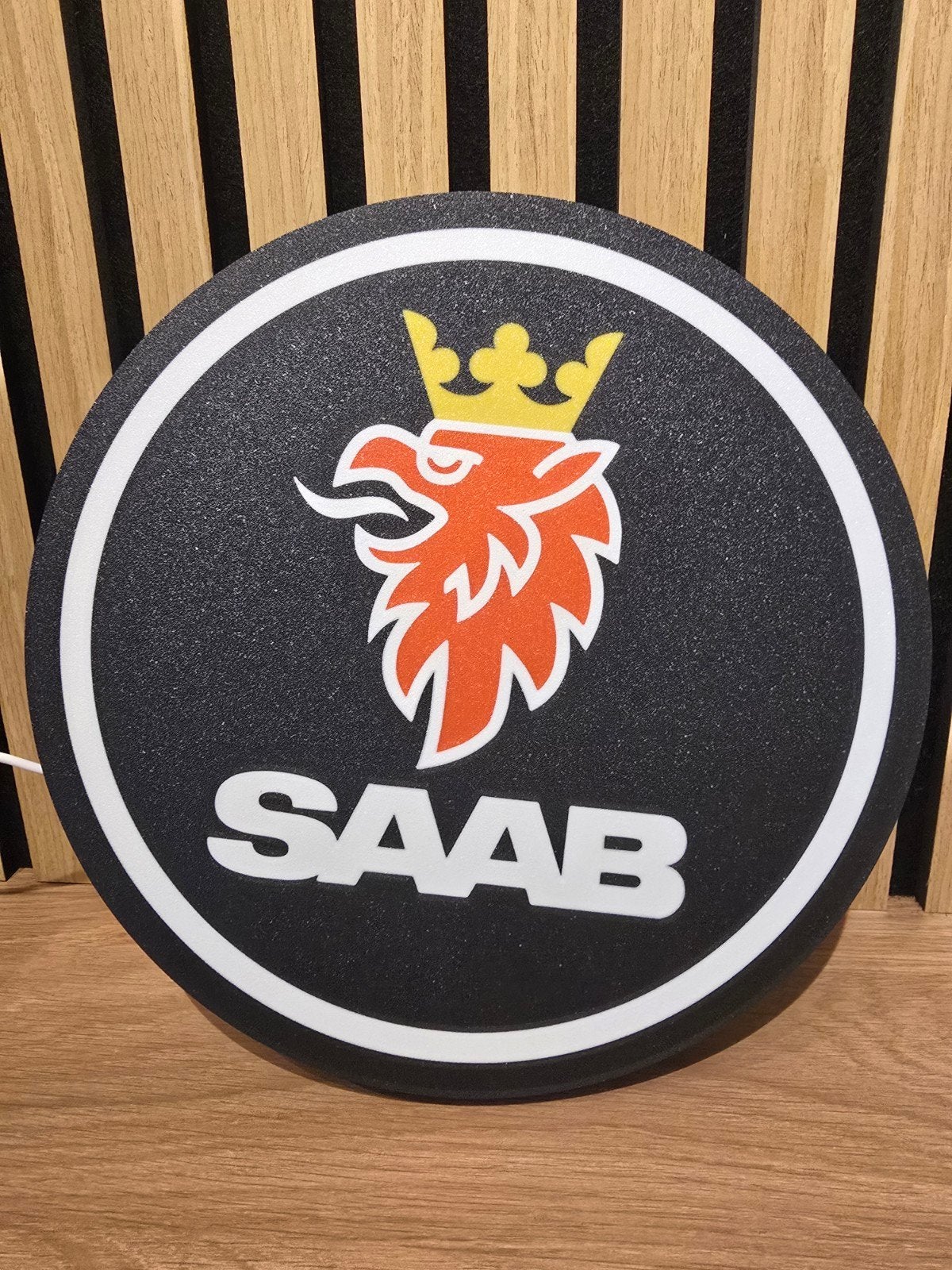 SAAB LED Lichtbak - Uniek en Decoratief, Ophalen of Verzenden, Zo goed als nieuw, Lichtbak of (neon) lamp