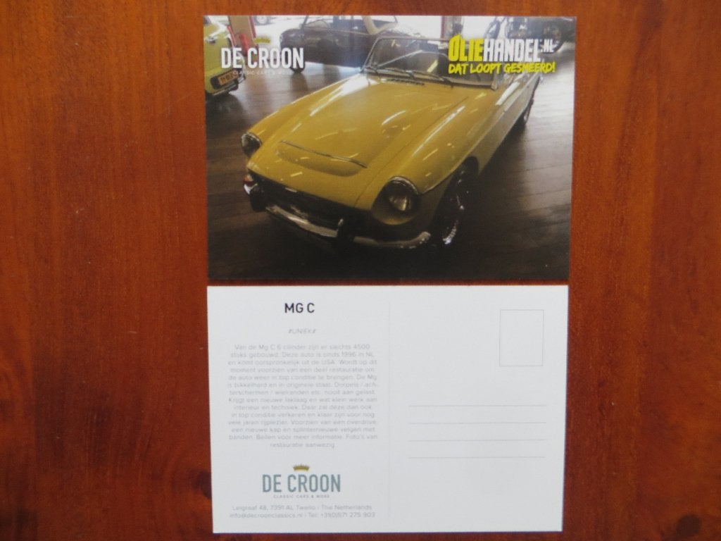 De Croon informatiekaart MG C, Ophalen of Verzenden, Nieuw, Overige merken