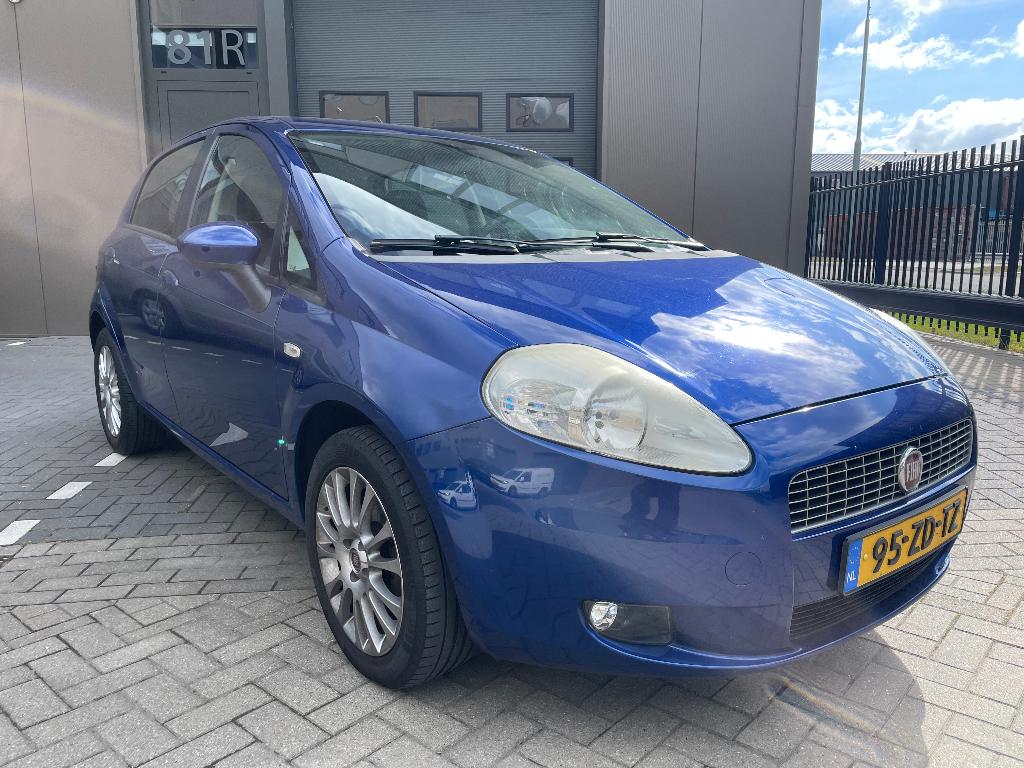 Fiat Punto 1.4 5DR 2008 Blauw, Auto's, Fiat, Bedrijf, Punto, ABS, Airbags, Airconditioning, Centrale vergrendeling, Cruise Control