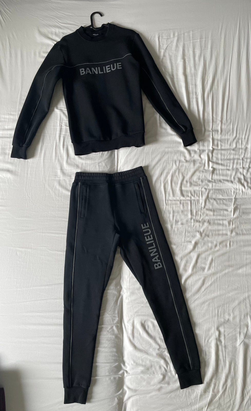 Banlieue zwart joggingpak maat 164 / XS, Ophalen of Verzenden, Zo goed als nieuw, Jongen of Meisje, Setje