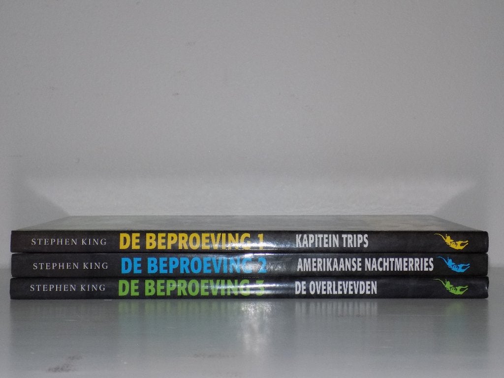 De Beproeving ~ Set hardcovers 1 t/m 3 [Stephen King], Boeken, Meerdere stripboeken, Ophalen of Verzenden, Zo goed als nieuw, Stephen King