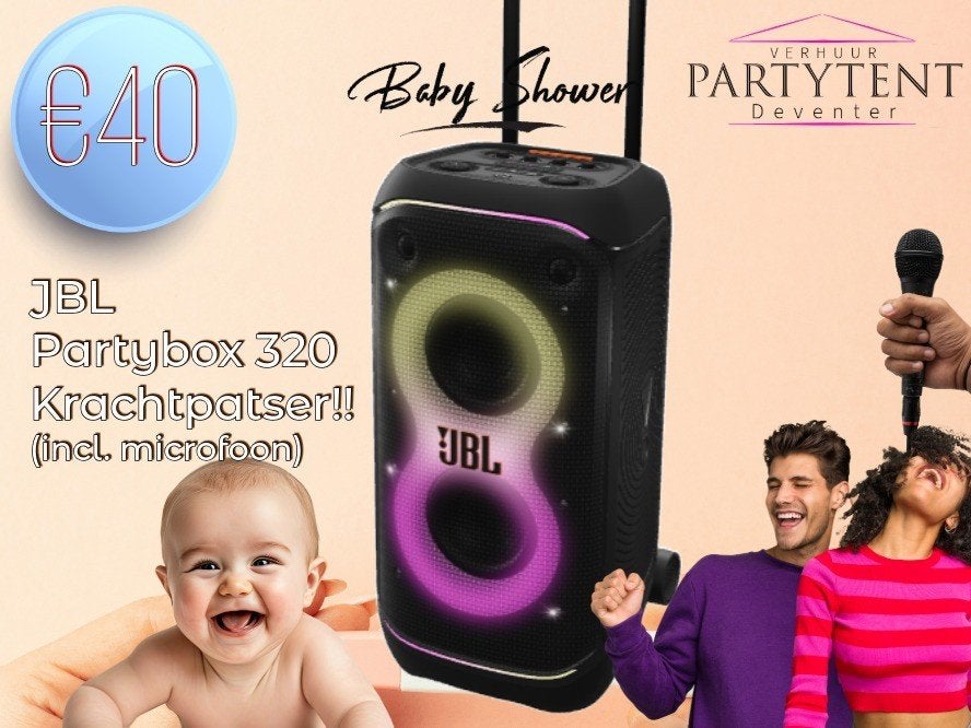 JBL Partybox 320 huren voor feestelijke muziekbeleving, Ophalen