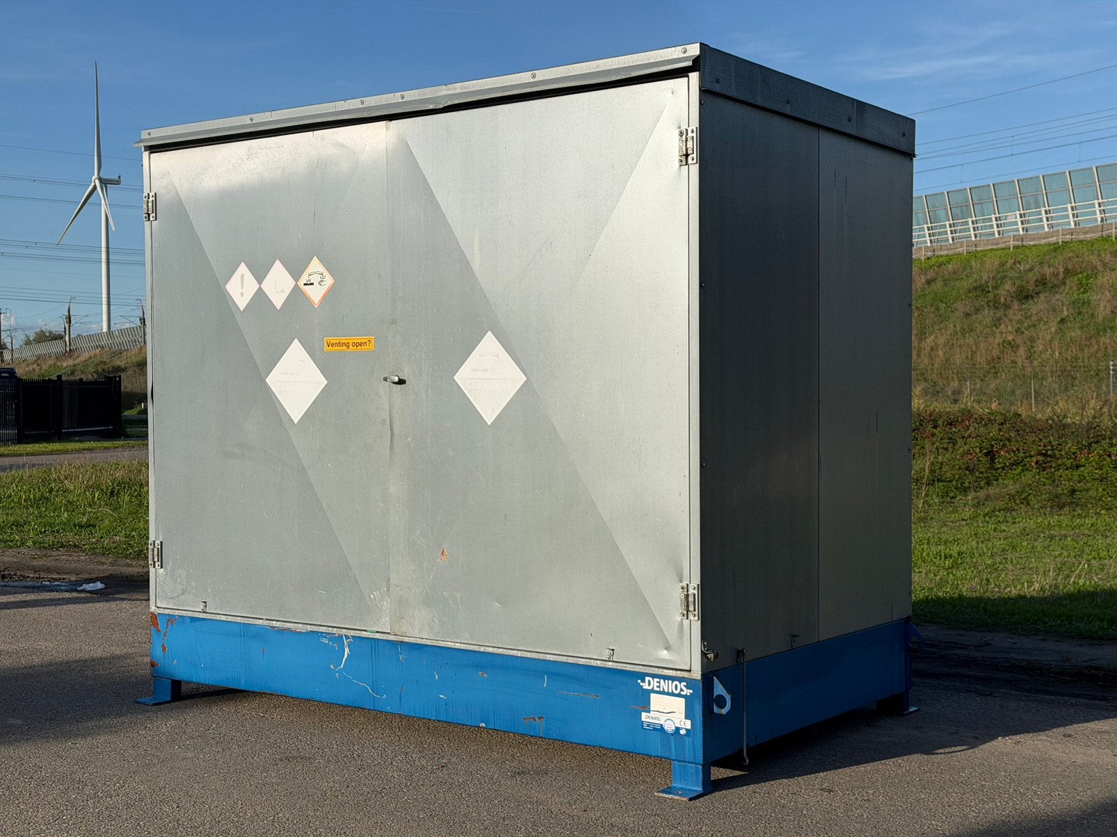 Denios MC 2.10-ISO milieukast chemiekast lekbak chemicaliën