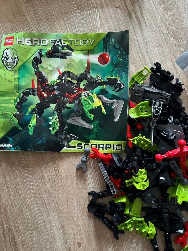 Lego HERO Factory Scorpio, Ophalen, Gebruikt