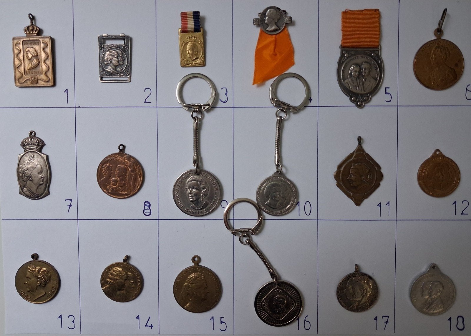 Penningen Koningshuis, Ophalen of Verzenden, Overige materialen