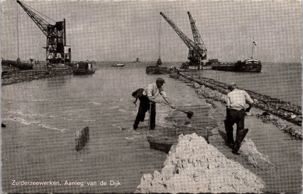Harderwijk - 6 oude ansichtkaarten Zuiderzeewerken, Verzenden, 1960 tot 1980, Ongelopen, Gelderland