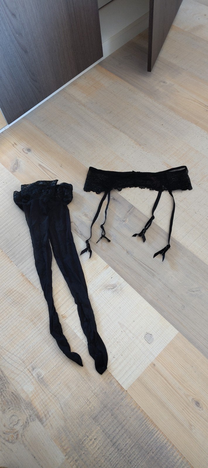 Hunkemöller Lingerie Setje Zwart Kant Maat S, Hunkemöller, Ophalen of Verzenden, Zwart, Setje