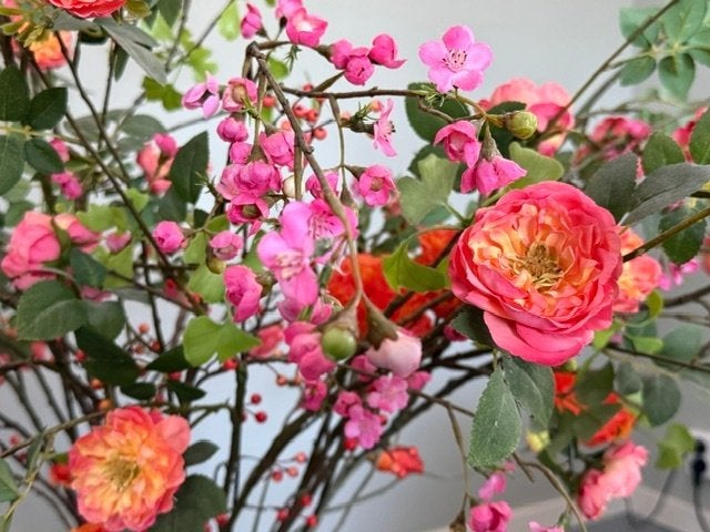Kunstbloemen van Silk-ka, Ophalen, Binnen, Silk-ka, Zijde