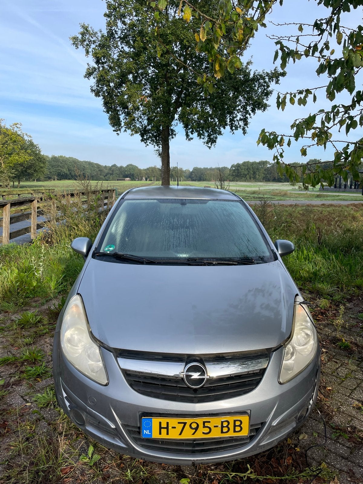Opel Corsa 1.2 16V 5D 2009 Grijs, Voorwielaandrijving, 4 cilinders, 1229 cc, 49 €/maand