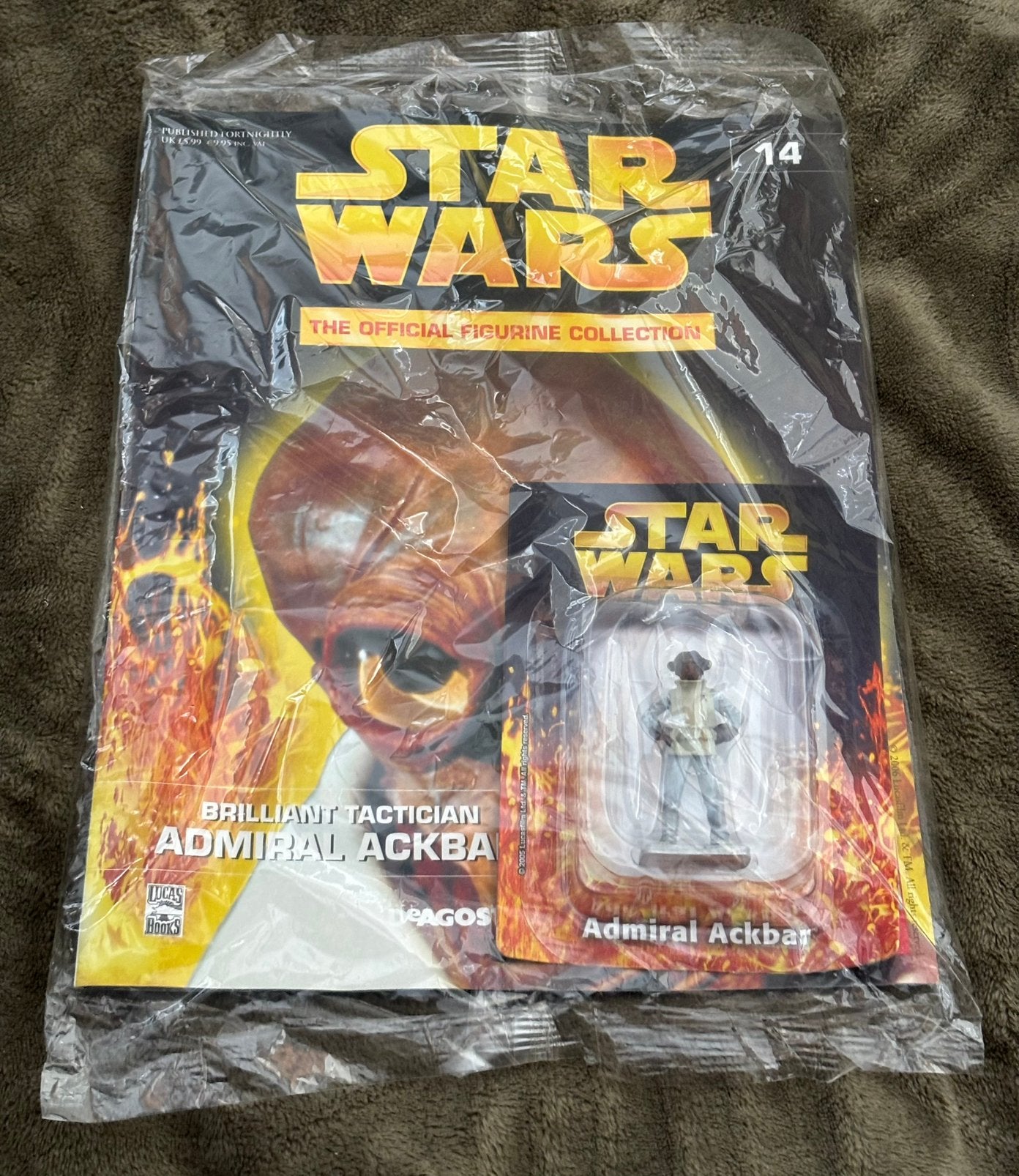 DeAgostine Star Wars set #11: Admiral Ackbar. Nieuw!, Verzamelen, Ophalen of Verzenden, Nieuw, Actiefiguurtje