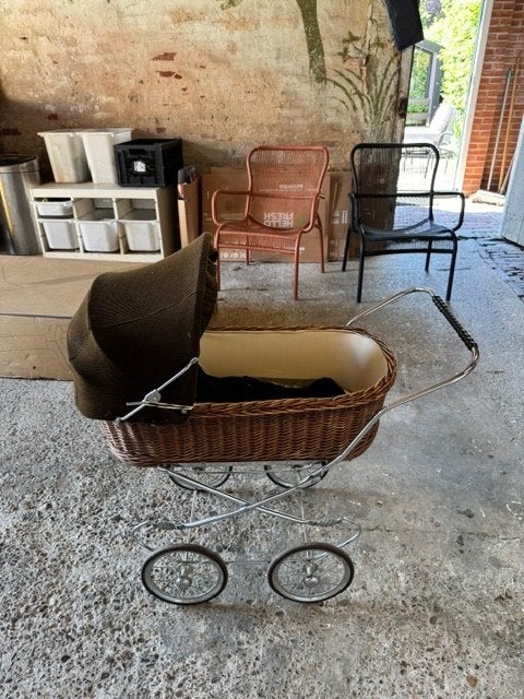 Klassieke poppenwagen, Ophalen, Gebruikt, Babypop