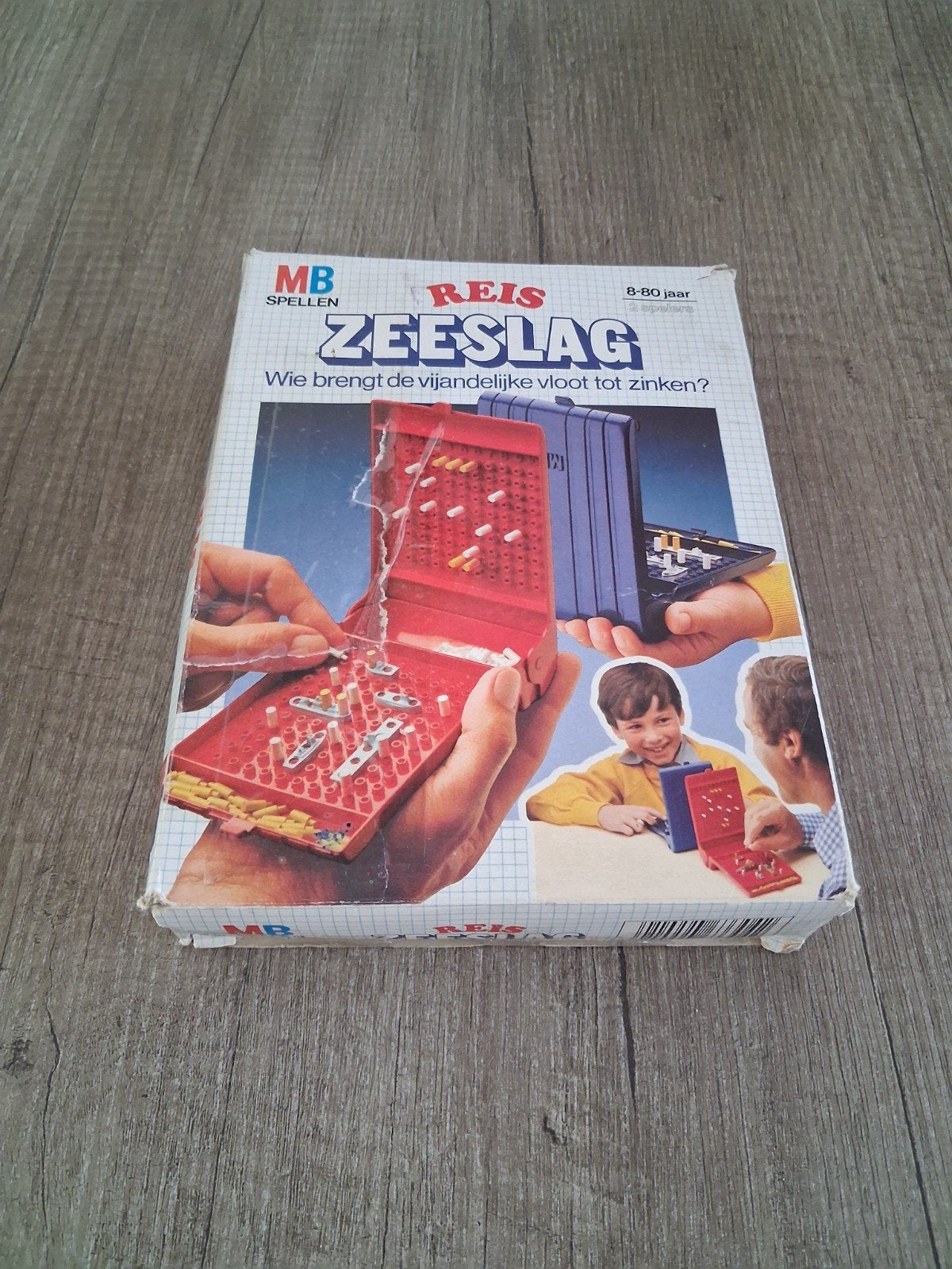 reis zeeslag mb spellen 8+ spel, Ophalen of Verzenden, Zo goed als nieuw, MB Spellen, Reisspel